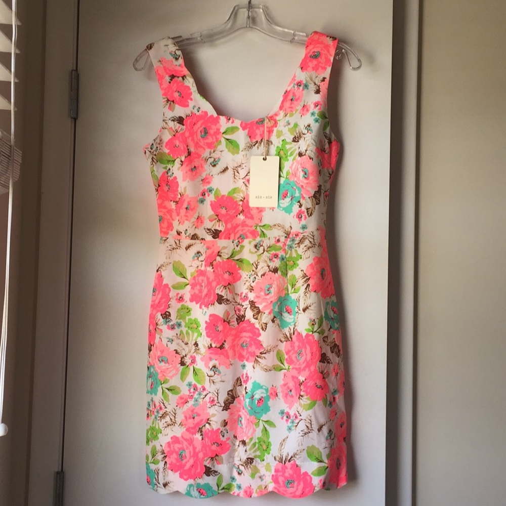 Floral mini dress